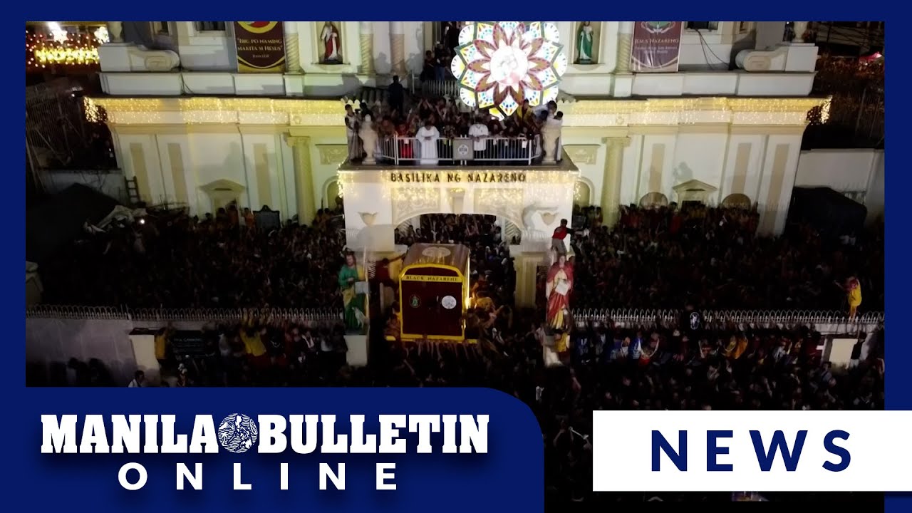 #Nazareno2024: After 15 hours, Black Nazarene arrives in Quiapo Church