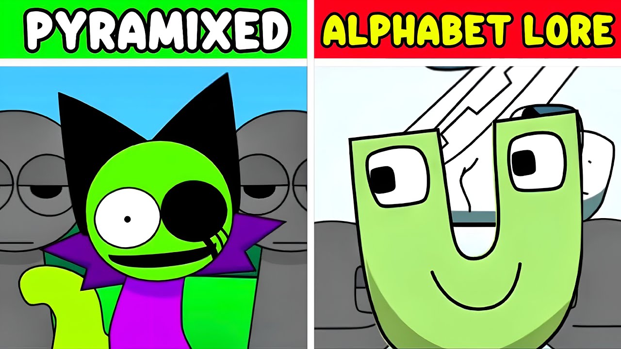 Incredibox Sprunki: UPDATE Pyramixed VS Alphabet Lore