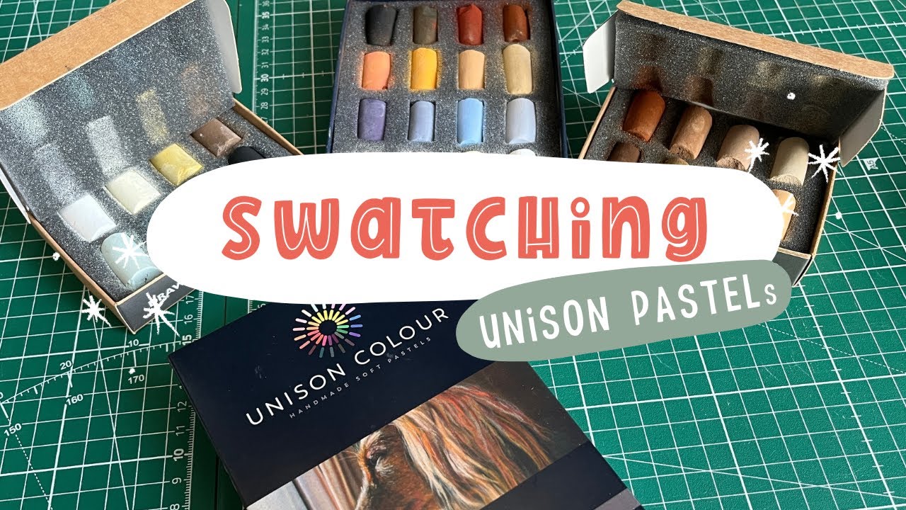 Swatching 3 of my Unison soft pastel sets!