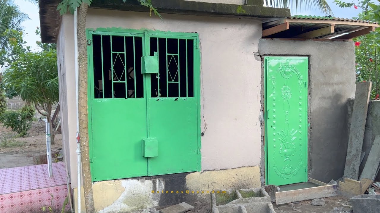 QUEENDOM NEW BATHROOM FROM START TO FINISH with DAILY UPDATES | LIBERIA 2022 | HelenasQueendom