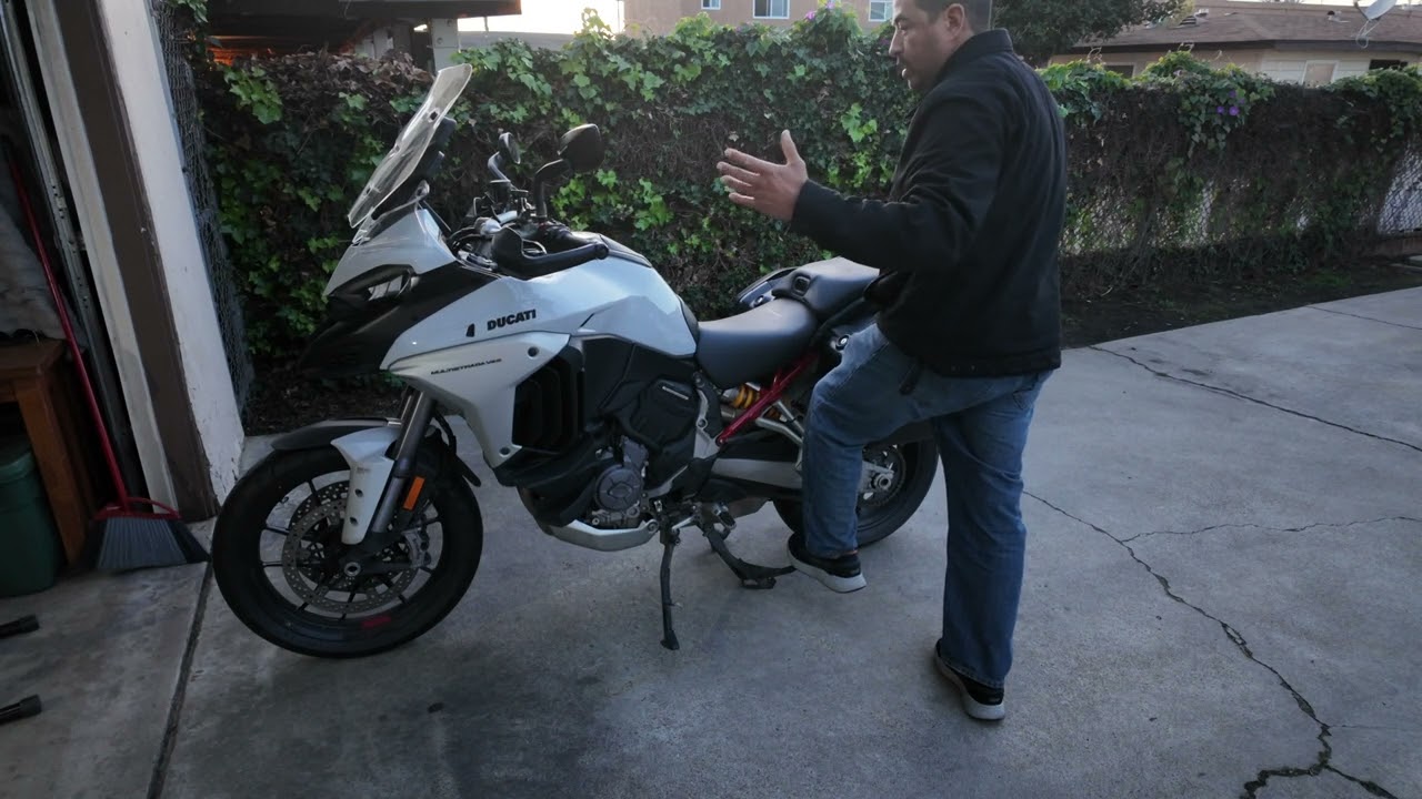 How To Center Stand Your Motorcycle