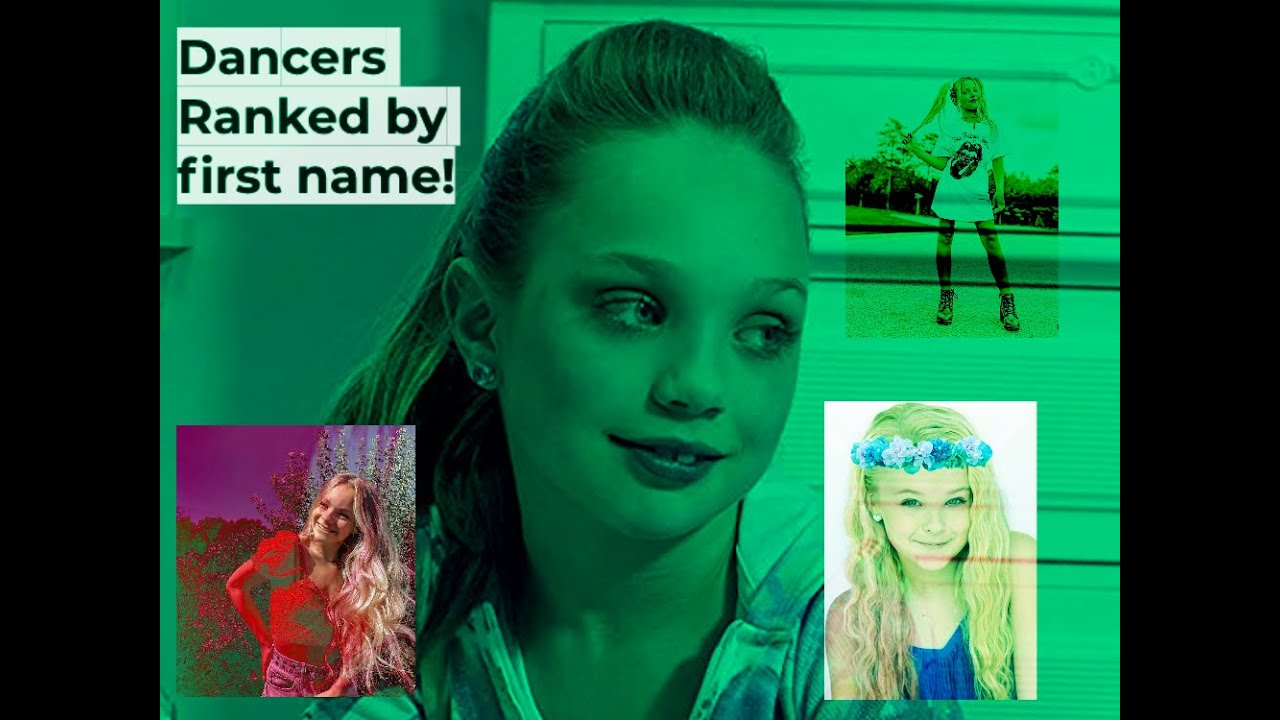 Ranking Dance Moms Dancers By Their First Name- Dancing Queen ALDC