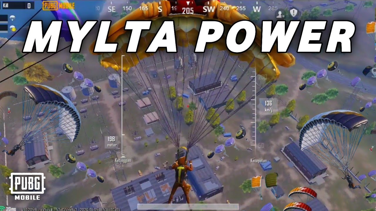 TURUN MYLTA POWER‼️LANGSUNG BERBURU SAMPAI AKHIR | PUBG MOBILE