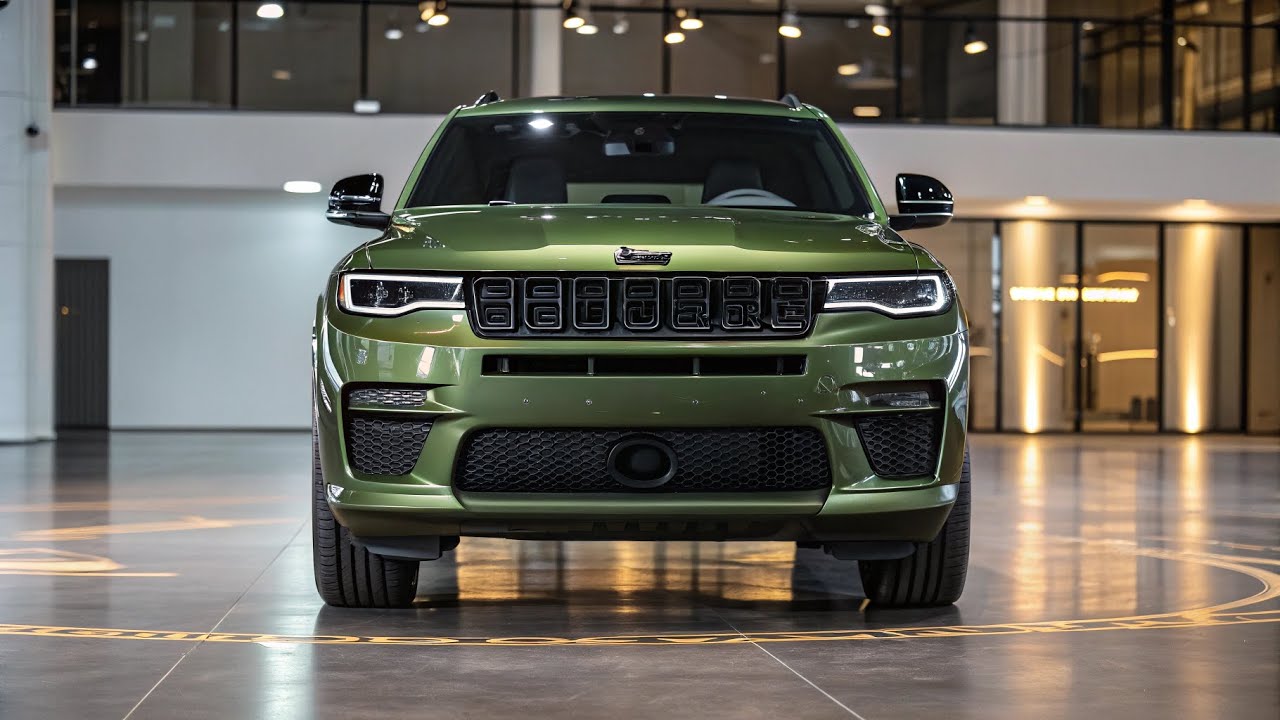 2027 Jeep Grand Cherokee Olive 🟢 SUV Premium, Luxo, Potência e Tecnologia no Brasil