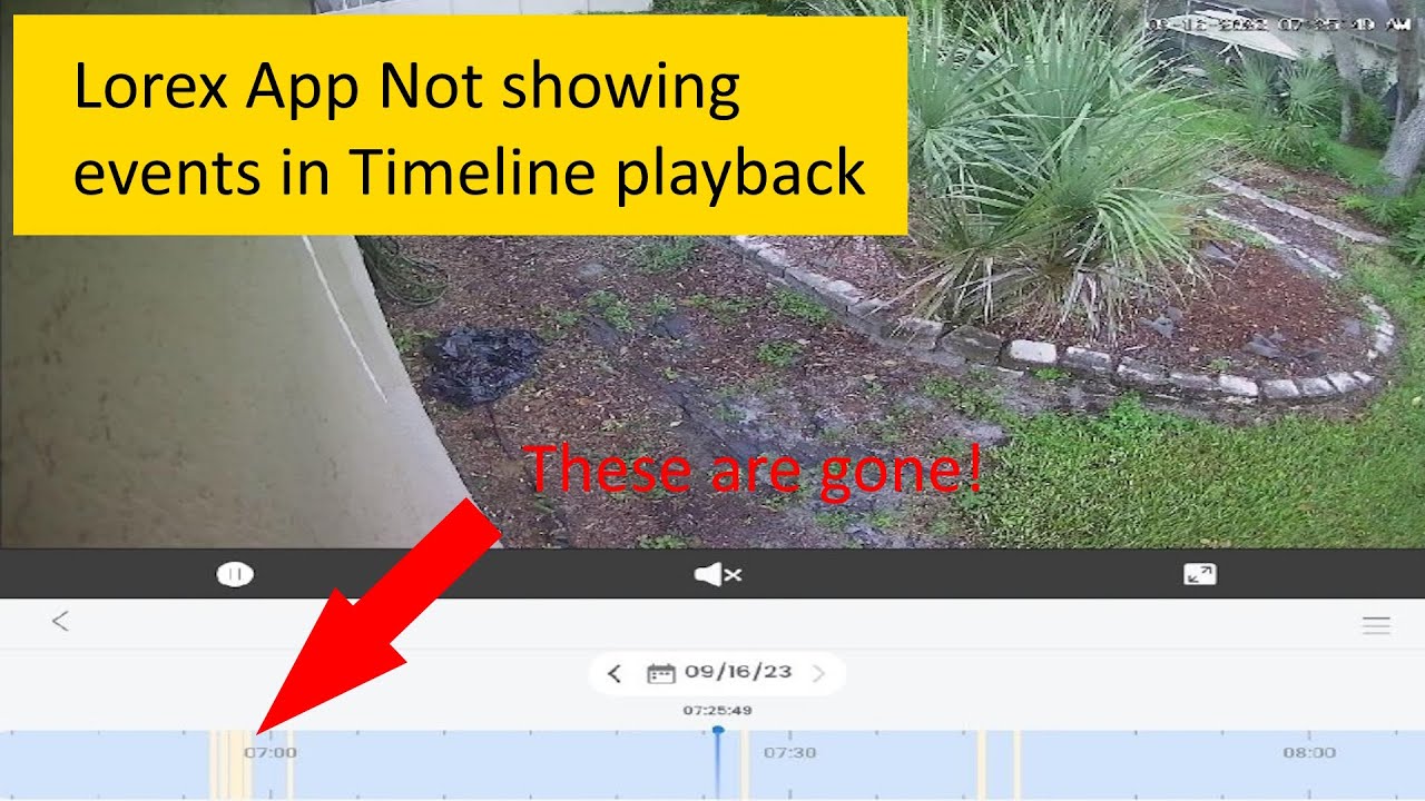 Lorex App Not Showing Events in Timeline Playback