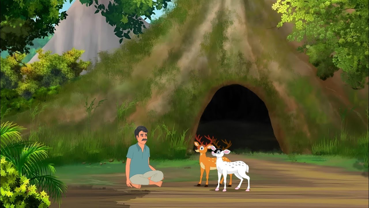 गरीब किसान और सफेद हिरन | Hindi Story | Hindi Kahaniya | Moral Story | Cartoon Story | Gauti Toons