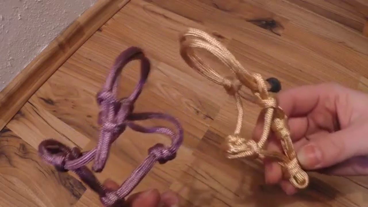 DIY Geschenkidee für Reiter // Miniknotenhalfter//Schlüsselanhänger