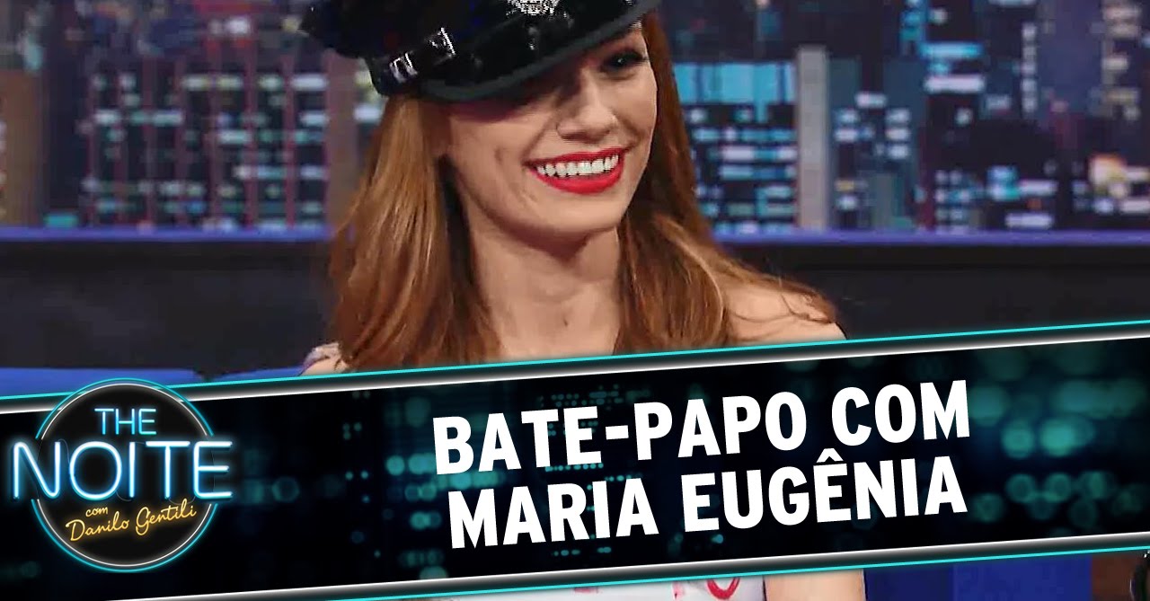 The Noite (16/09/14) - Danilo entrevista Maria Eugênia, da MTV