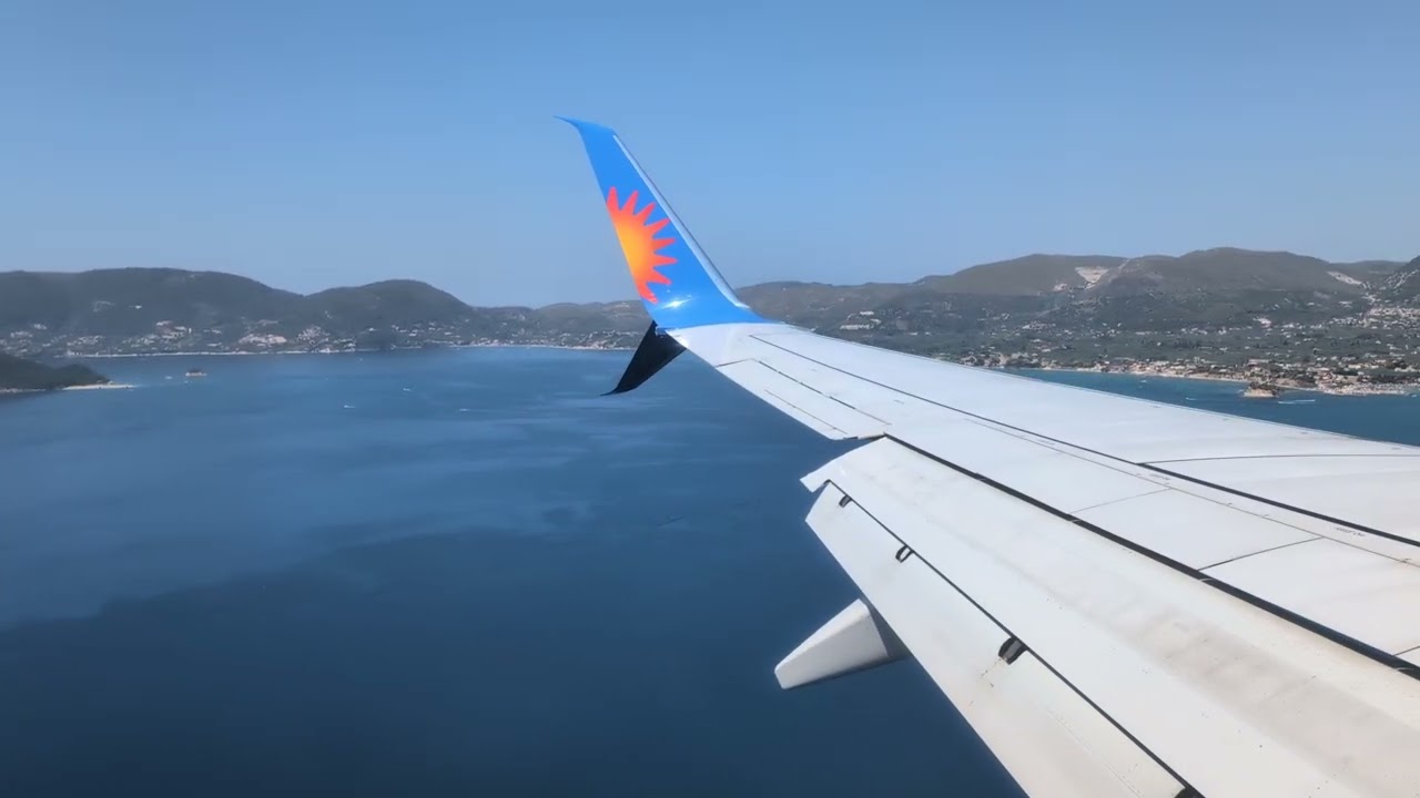 Stunning landing at Zante Airport 25/6/2025 from Newcastle