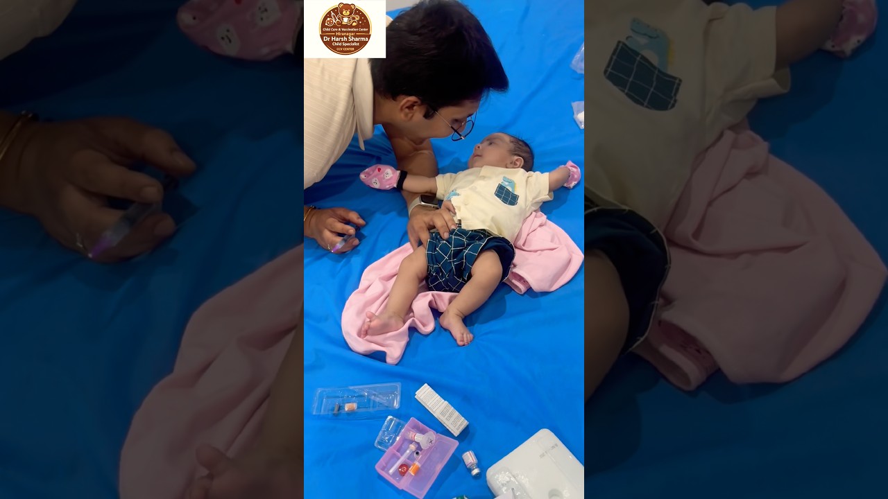 Baby Vaccination Made Comfortable 💉❤️ | Gentle Pediatric Care by Dr Harsh Sharma | Hiranagar,kathua