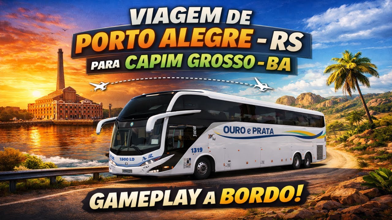 SERVIDOR EAA OFICIAL | PORTO ALEGRE-RS P/ CAPIM GROSSO | VIAÇÃO OURO E PRATA