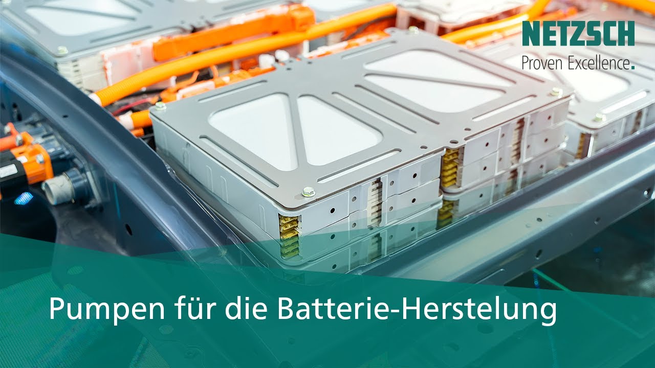 Pumpen für die Batterie-Herstellung