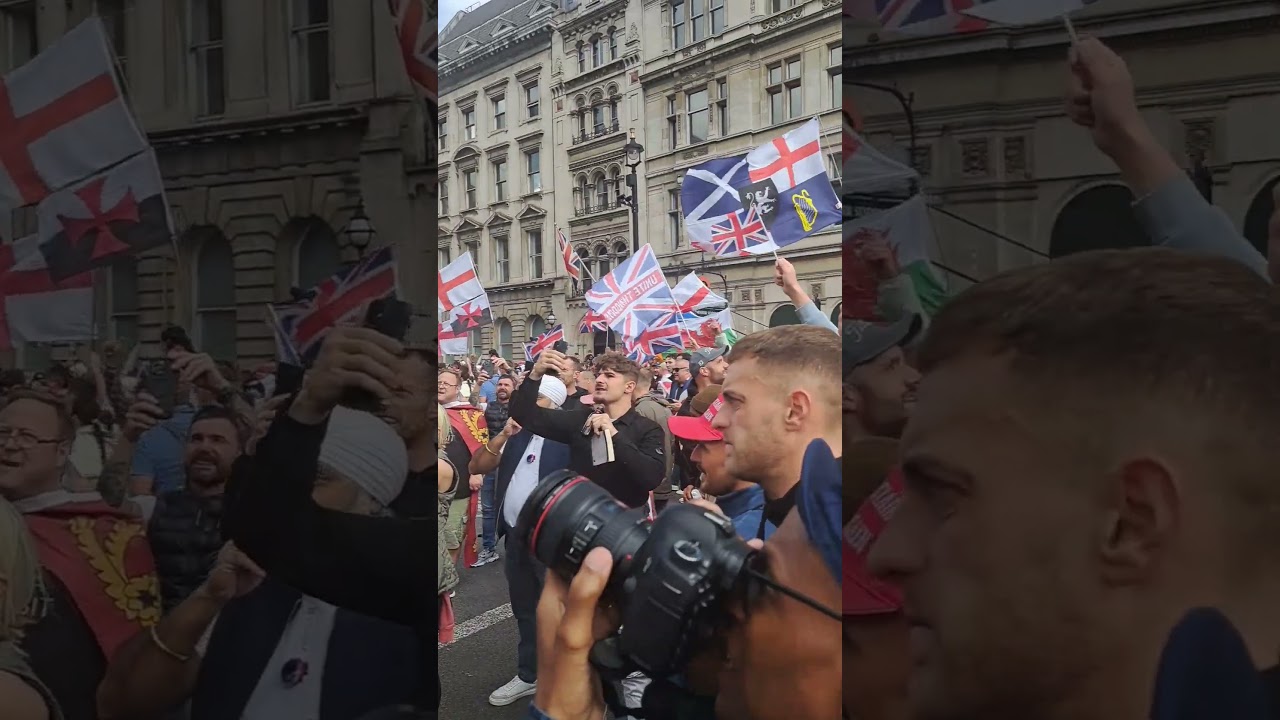 Parliament Street London, Rally 2025 live