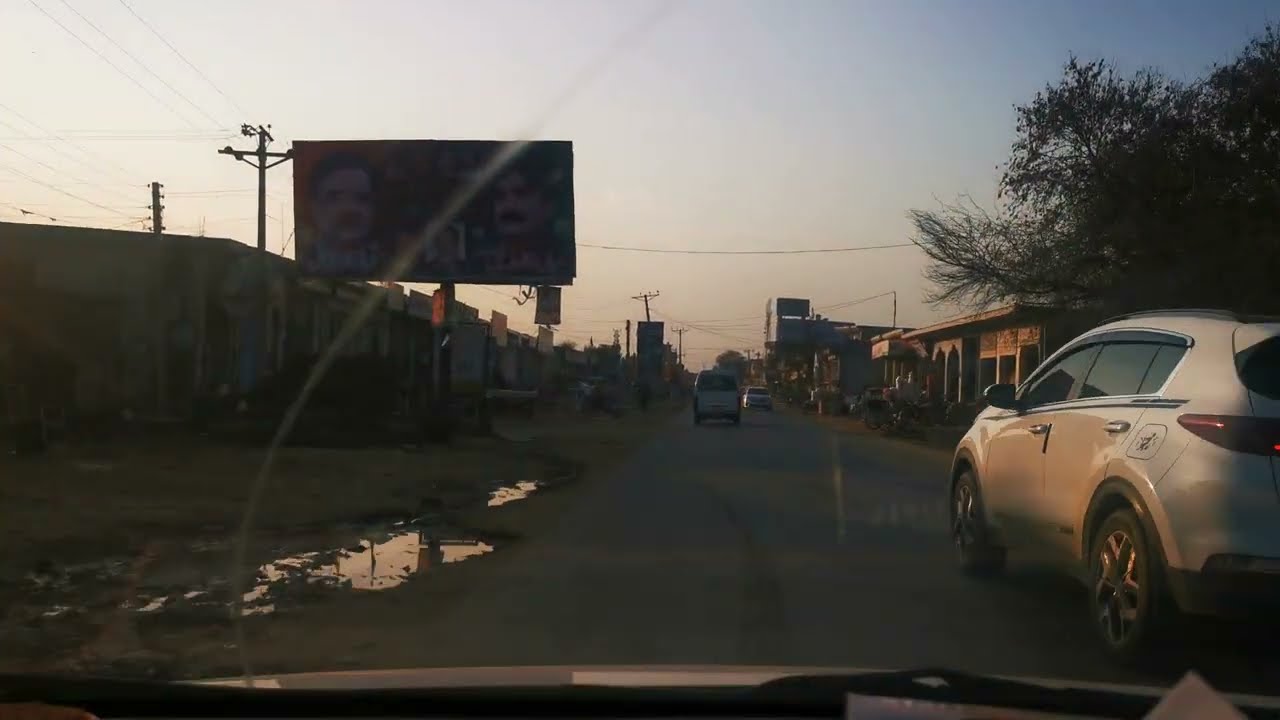 Gujrat Dinga Road | New video | Matwan Wala to Dinga | Punjab Pakistan