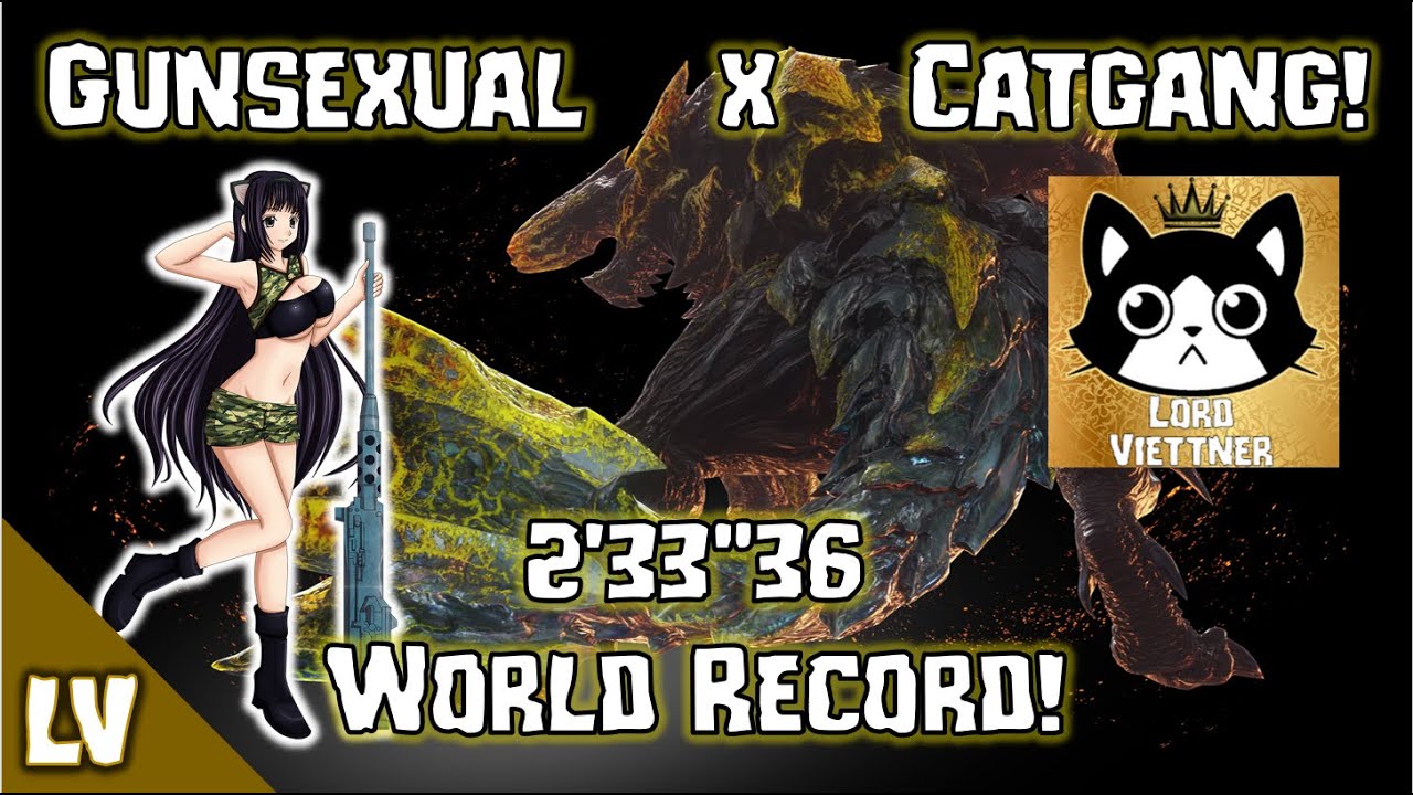 KILLING RAGING BRACHYDIOS IN 2 MINUTES?! [Gunsexual X Catgang] | MHW: Iceborne
