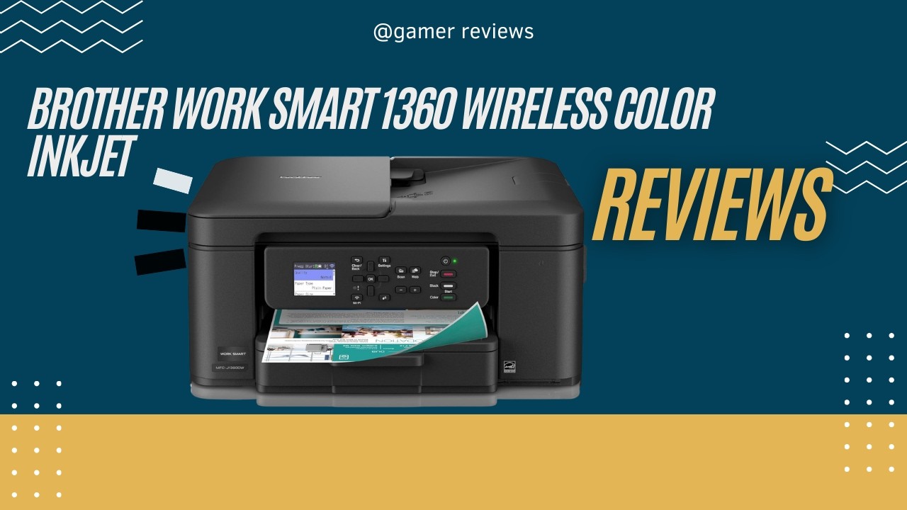 Brother Work Smart MFC-J1360DW Review – Wireless Color Inkjet All-in-One Printer