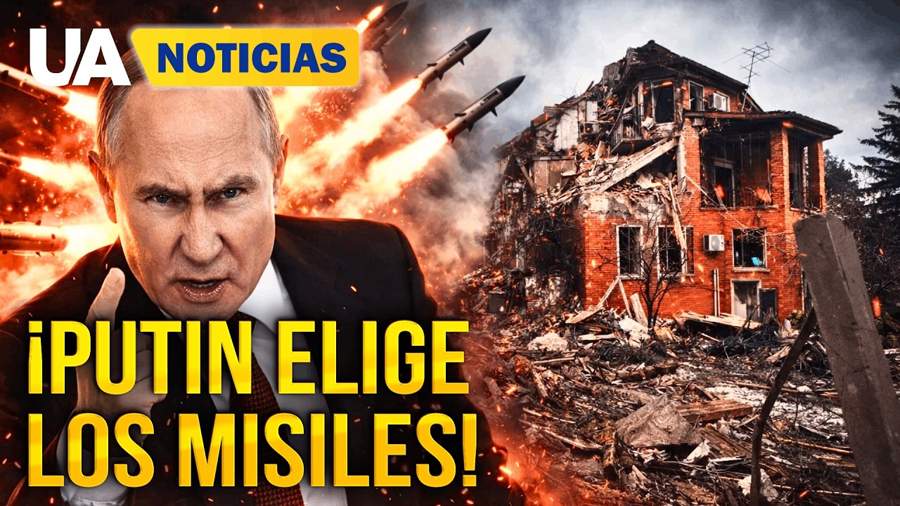 345 misiles y drones: Putin responde a las negociaciones con terror masivo
