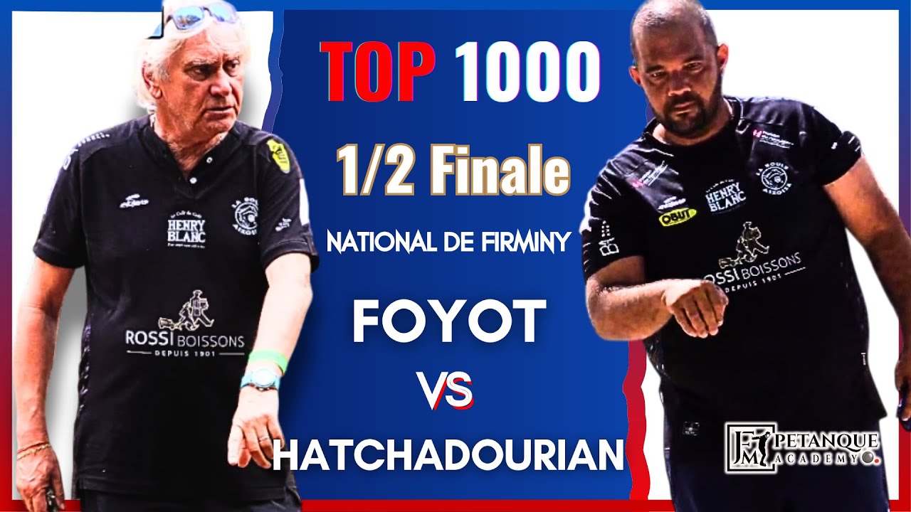 1/2 Finale 🔥 FOYOT vs Hatchadourian  Firminy #petanque #petanque2026 #p&eacute;tanque2026 #p&eacute;tanque 
