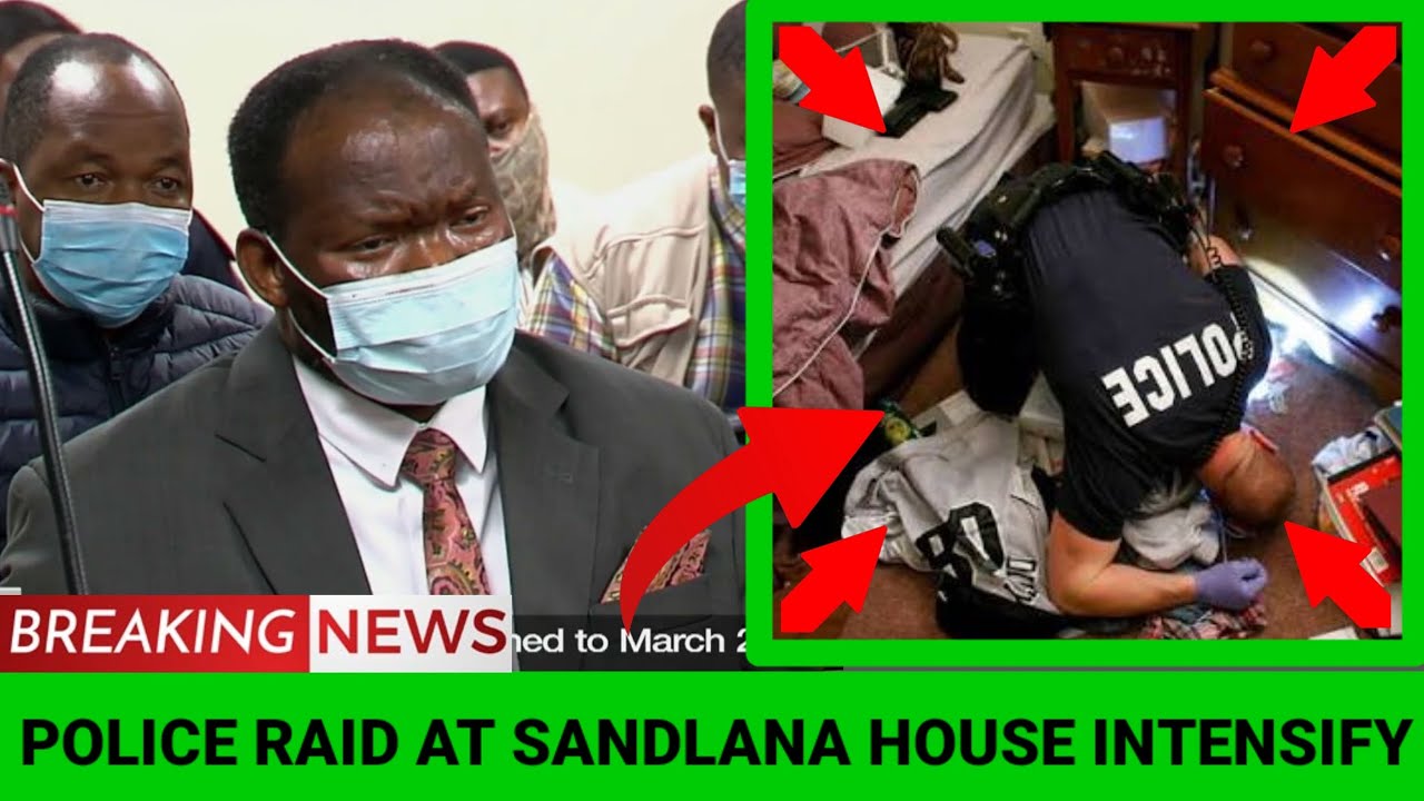 Police Raid at Michael Sandlana House intensify - SA Police Leave no Where Unturned