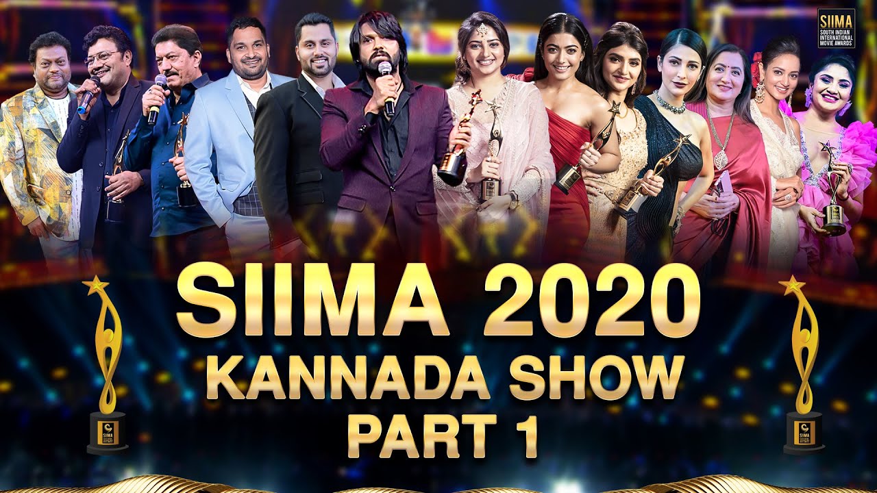 SIIMA 2020 Main Show PART 1 | Kannada | Darshan | Rashmika | Rakshit Shetty | Rachita Ram