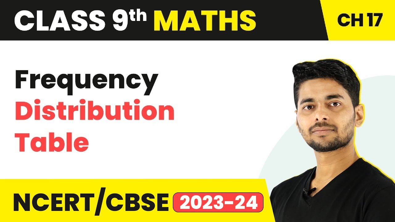 How to Form a Frequency Distribution Table - Presentation of Data in Tabular Form | Class 9 Maths