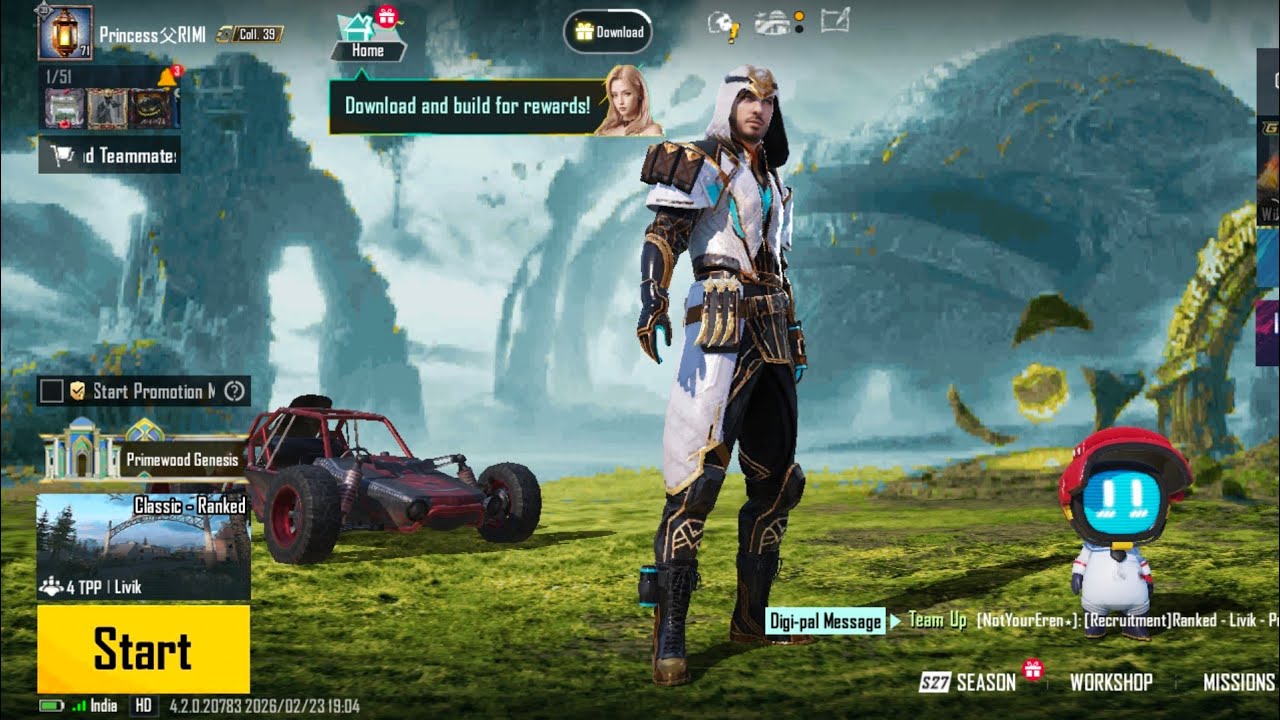 Elina's tiny world is live! hello Pubg lover