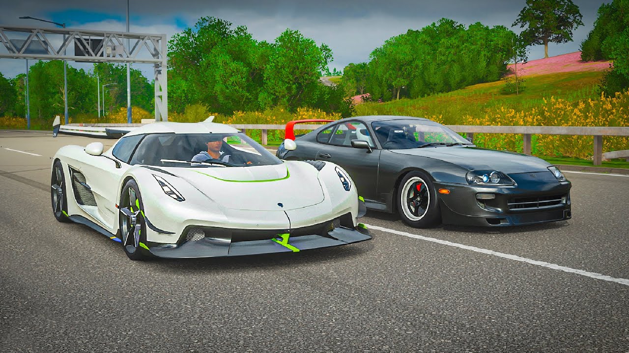 FH4 Drag Race | 1600 HP Koenigsegg Jesko vs 1600 HP Toyota Supra!!!