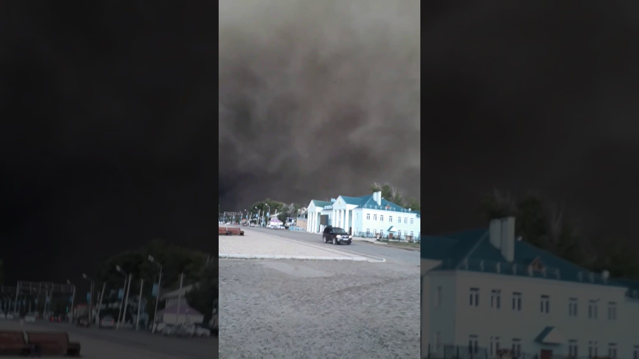 Супер торнадо в селе Калбатау