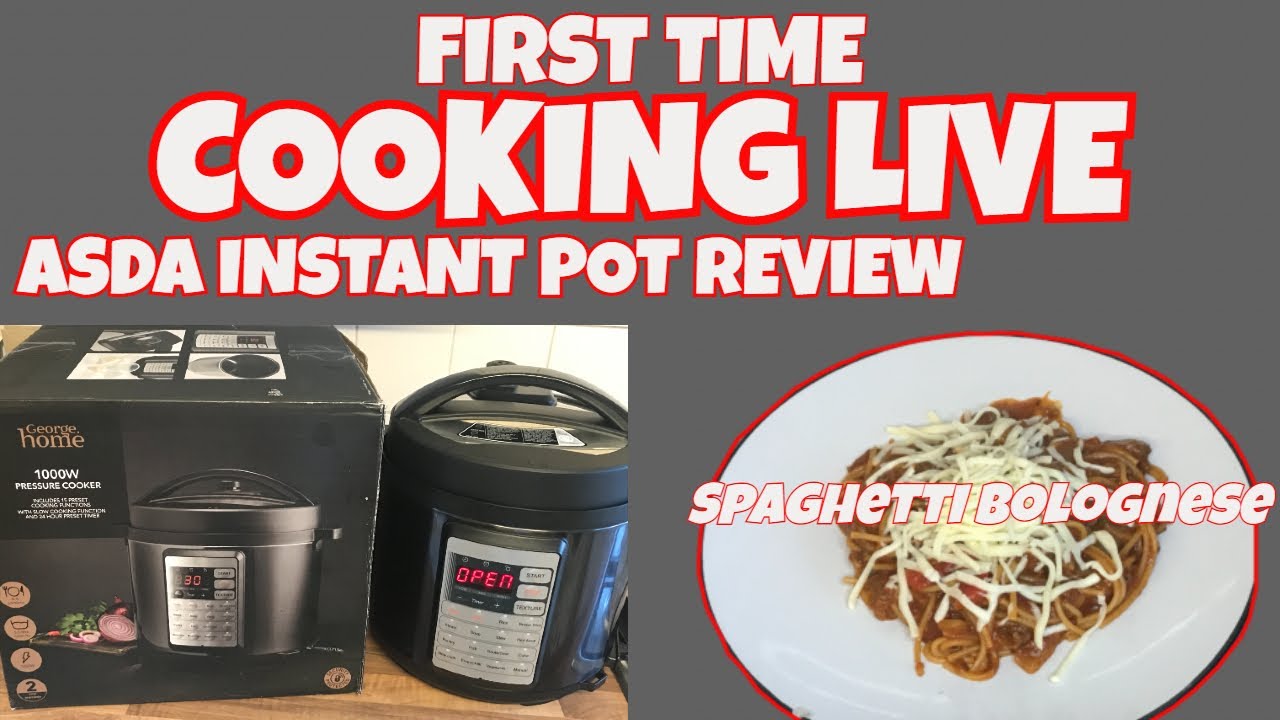 Learning to use an instant pot pressure cooker Live