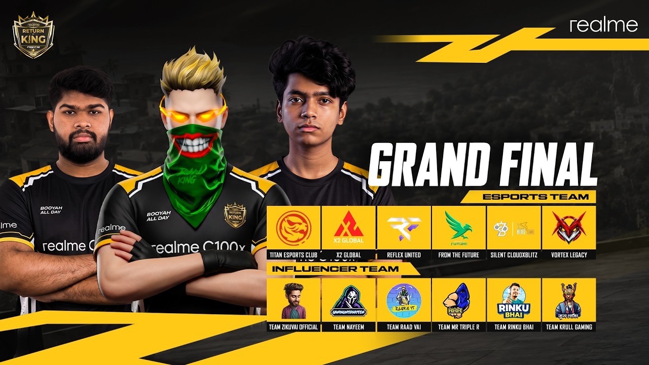 Grand Final | ROK - Return of King | Garena Free Fire🛑LIVE