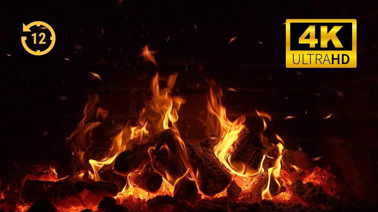 🔥 Fireplace NO ADS. No AI Cozy Fireplace 4K Ultra HD 🪵 Cozy Crackling Fireplace 24/7 Live ✨