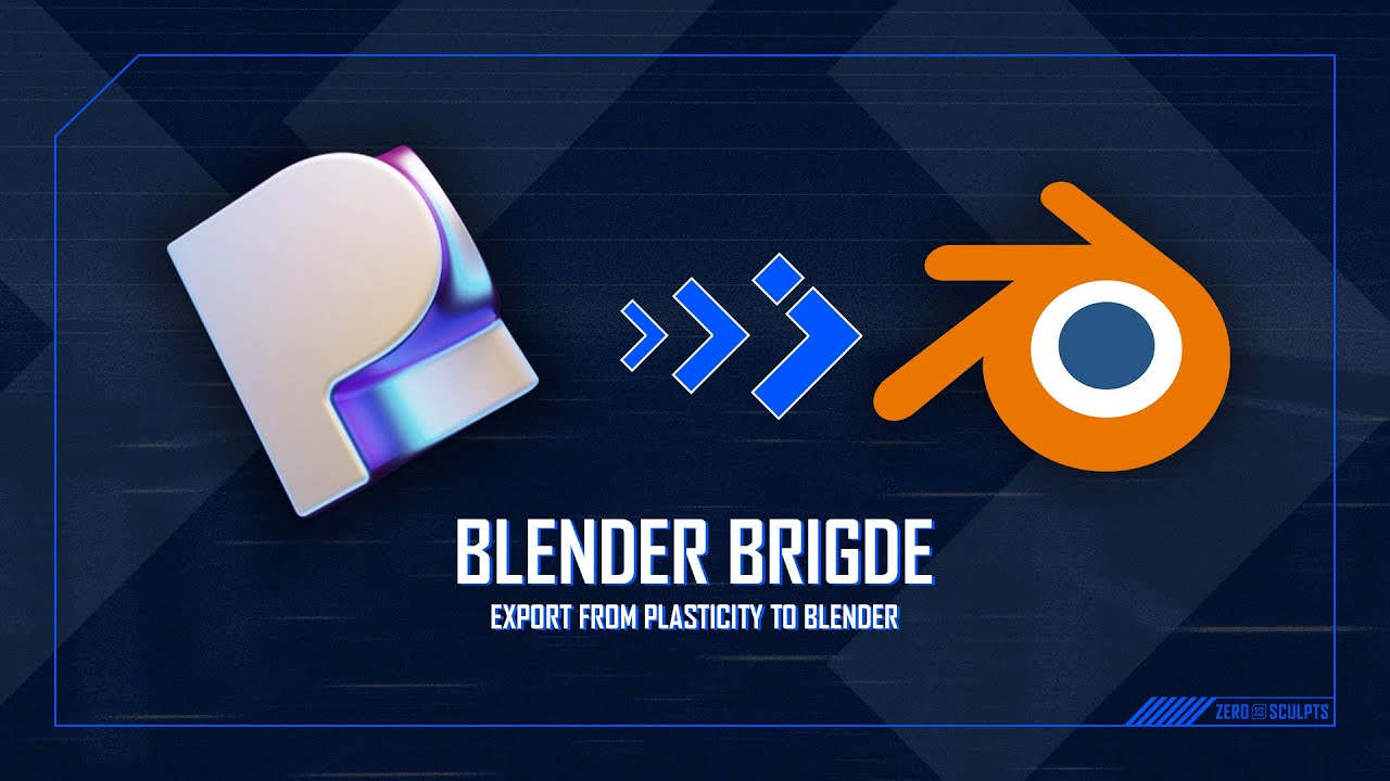 Blender Brigde - Exportando do Plasticity para o Blender