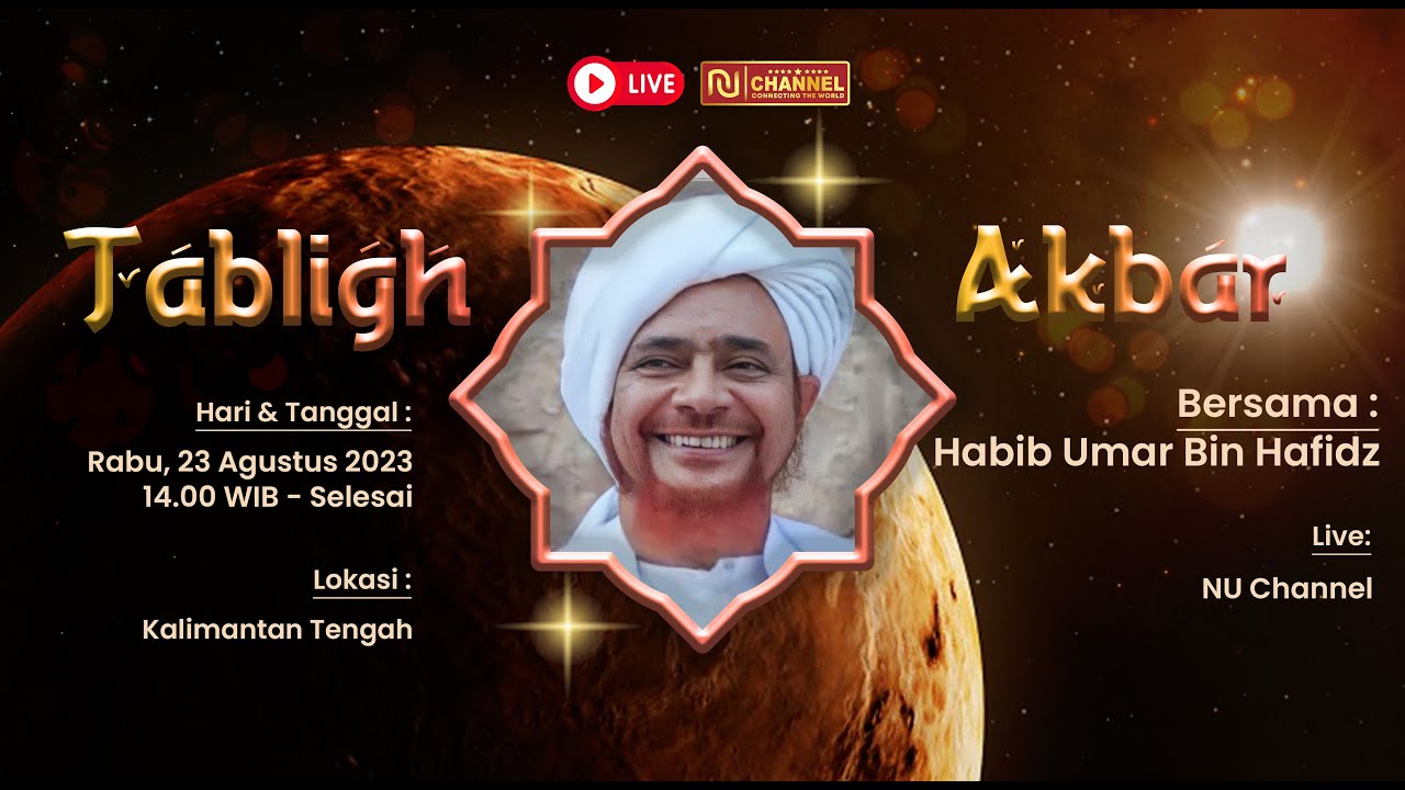 🔴[ LIVE ] TABLIGH AKBAR HABIB UMAR BIN HAFIDZ DI KALIMANTAN TENGAH