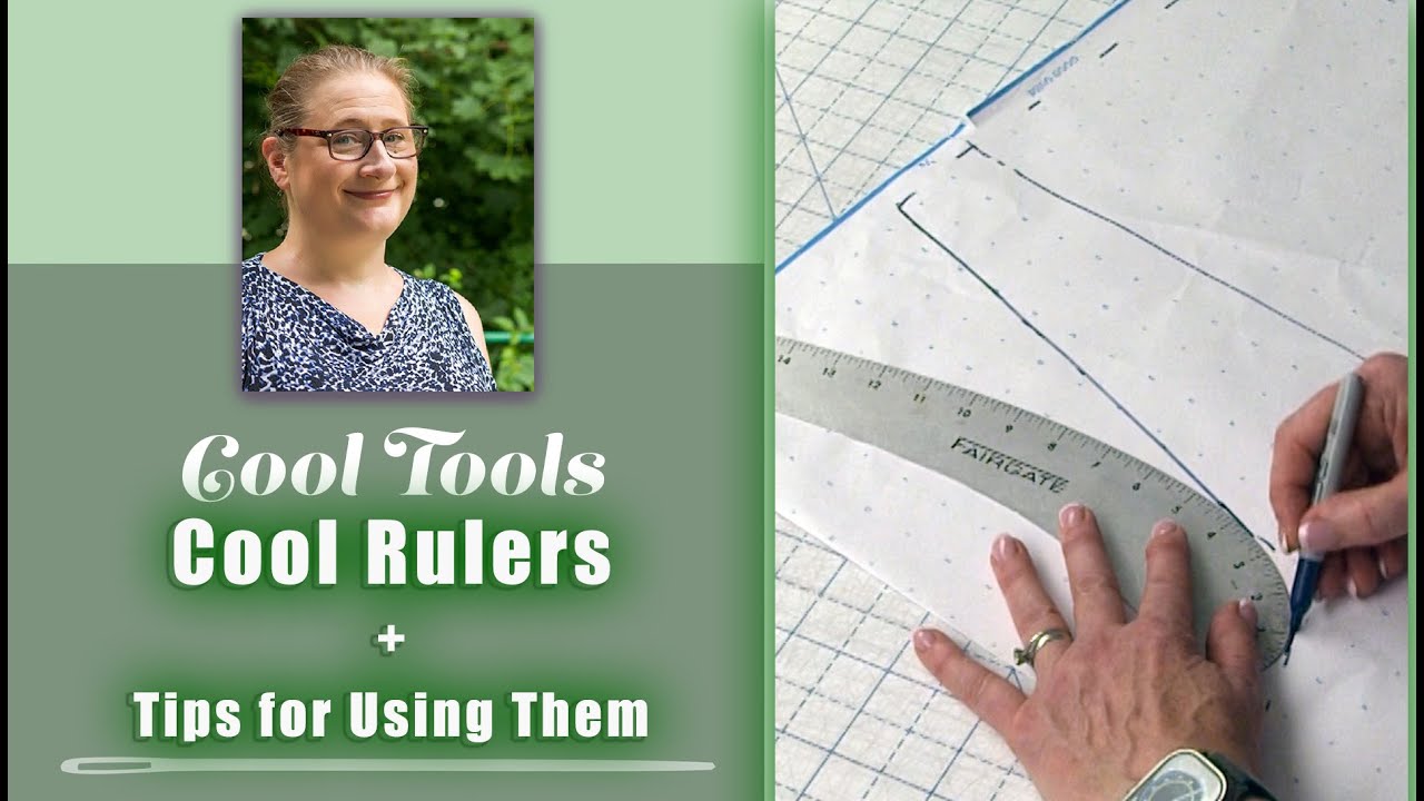 Cool Tools:   Essential Rulers & How to Use Them to Trace a Pants Pattern