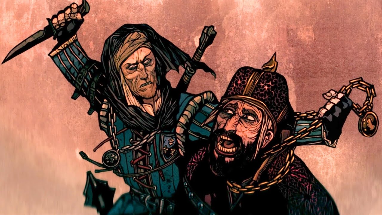 Regicide: Roche Kills King Henselt. Blue Stripes are Laughing (The Witcher 2. Flashback. Death)