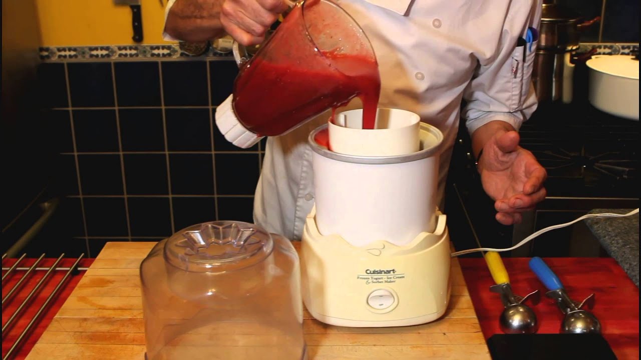 Comment faire un Sorbet aux Fraises