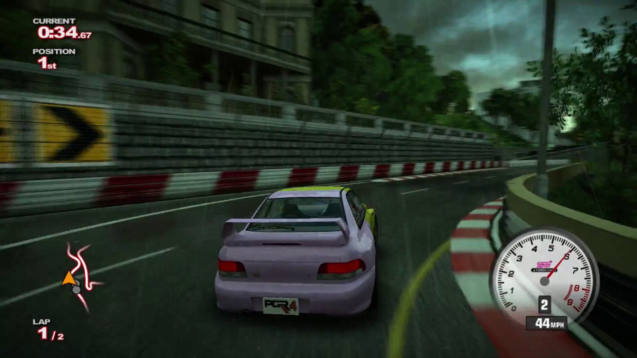 Project Gotham Racing 4 (PGR4): Subaru Impreza 22B STi car (Gameplay)