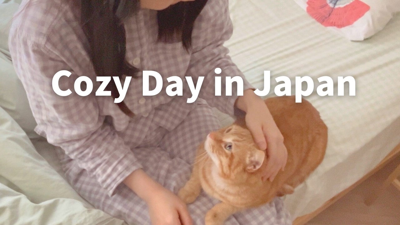 Cozy Day in Japan with My Cat 🇯🇵🐈| Sushi, MUJI & Plum Blossoms
