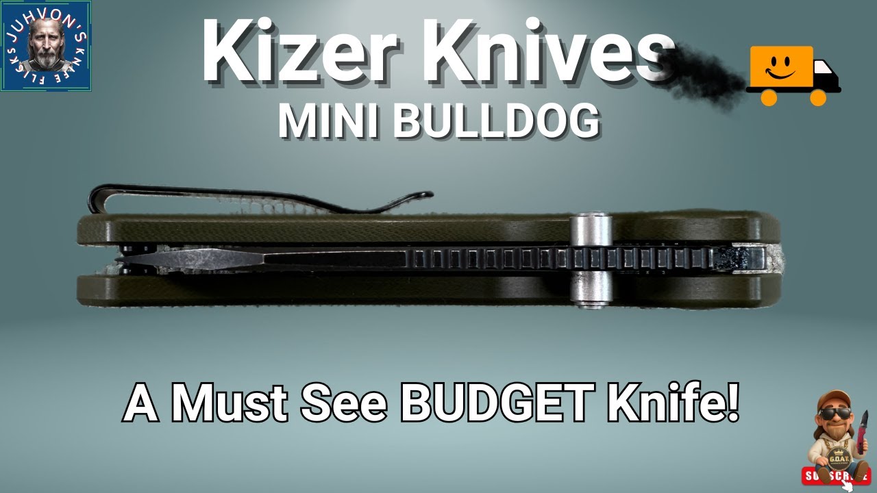 🔥 Kizer Mini Bulldog Review | Amazon Exclusive EDC Knife Under $50!