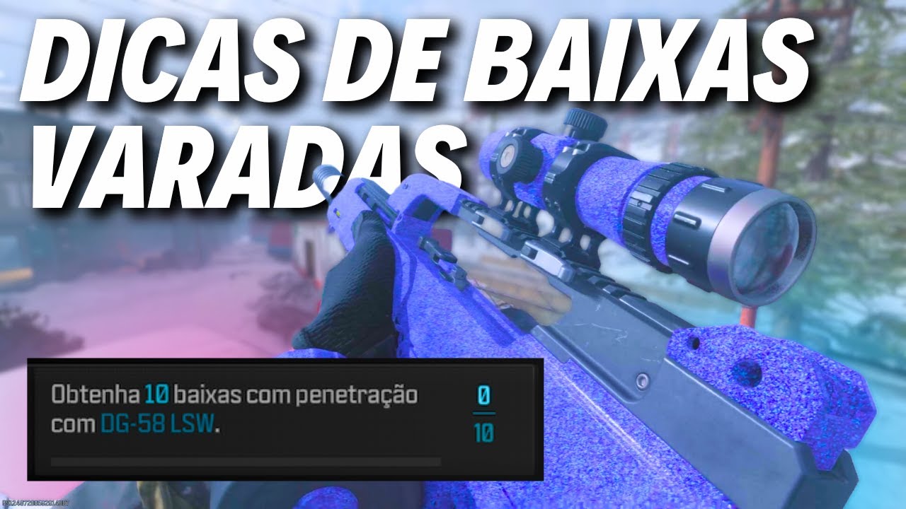 Como completar o desafio de BAIXAS COM PENETRAÇÃO mais rápido!!! - Dicas camuflagens MW3
