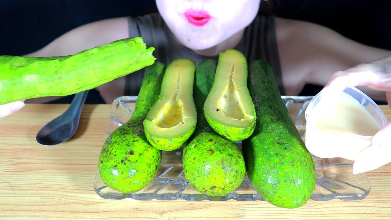 ASMR Avocado Challenge • MUKBANG• (Eating Sounds) No Talking | MISS PHAM ASMR