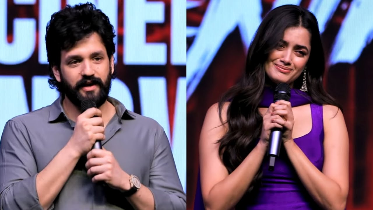 Akkineni Akhil Speech At LENIN Success Press Meet | Bhagyashri Borse | VD