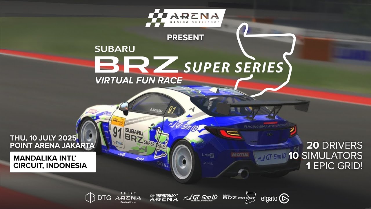 Arena Racing Challenge #22: Subaru BRZ Super Series Virtual Series
