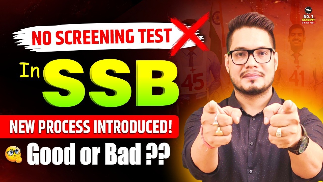 SSB Big Update🚨SSB New Process - Computerised Stage 1 Selection System | CSS & OPAM - Full Details