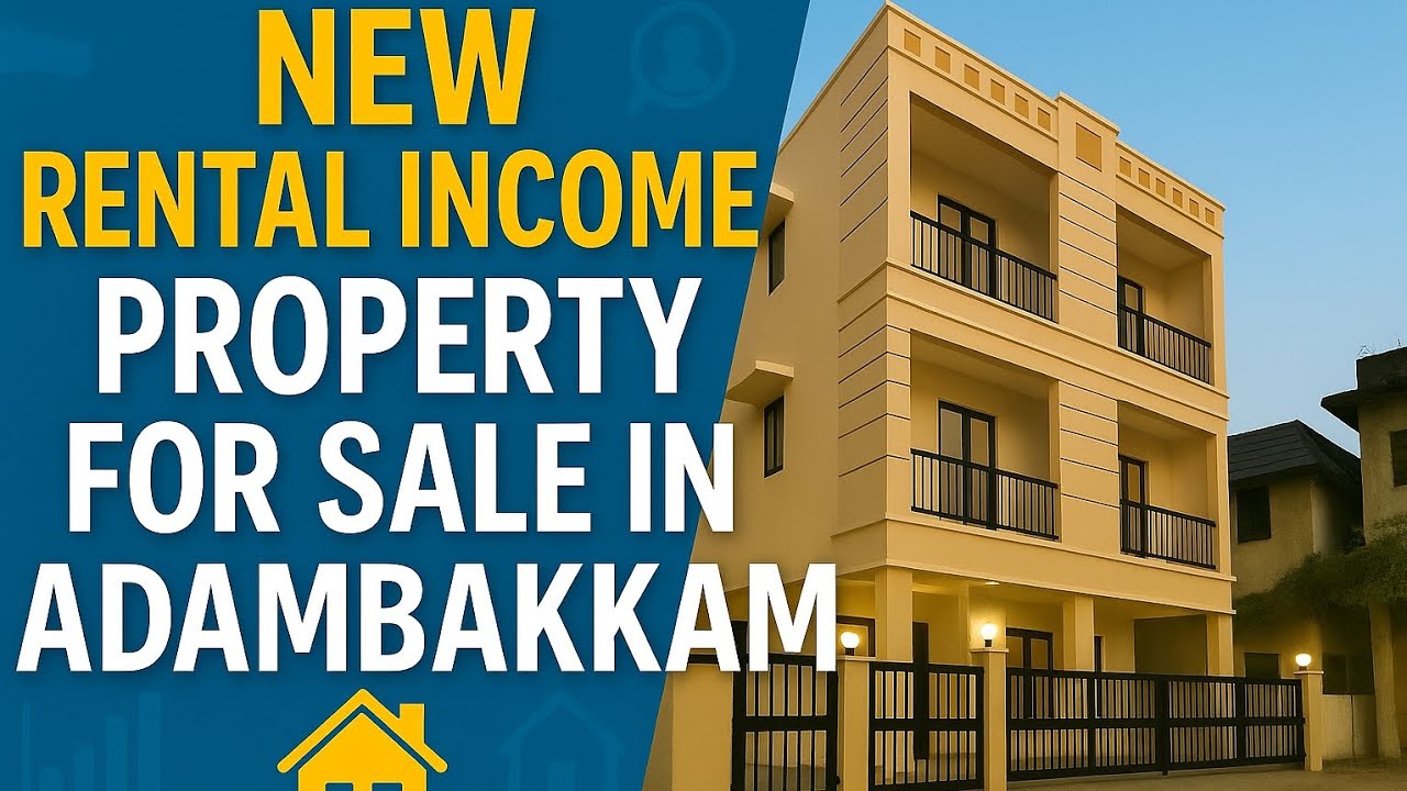 New 2BHK - 4 Units - Rental Income Property Sale in ADAMBAKKAM #investment #investor #rentalincome