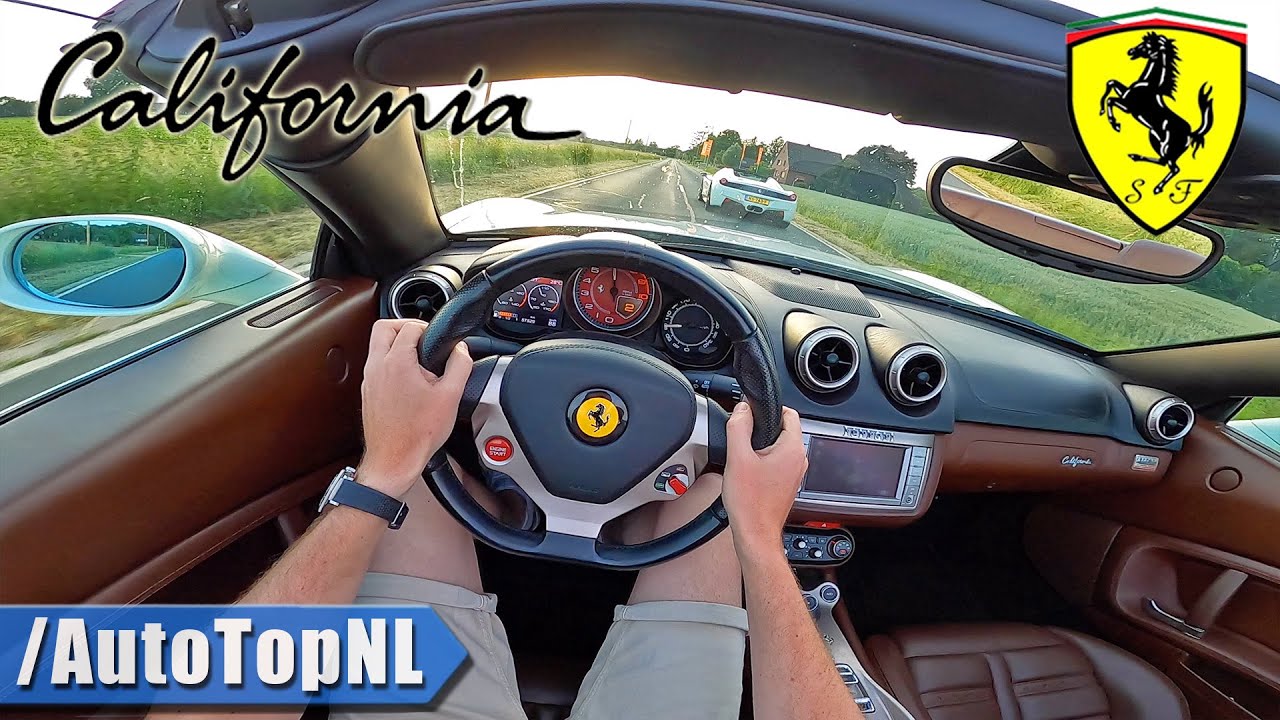 FERRARI California *TUBI EXHAUST* with 458 SPIDER Test Drive by AutoTopNL