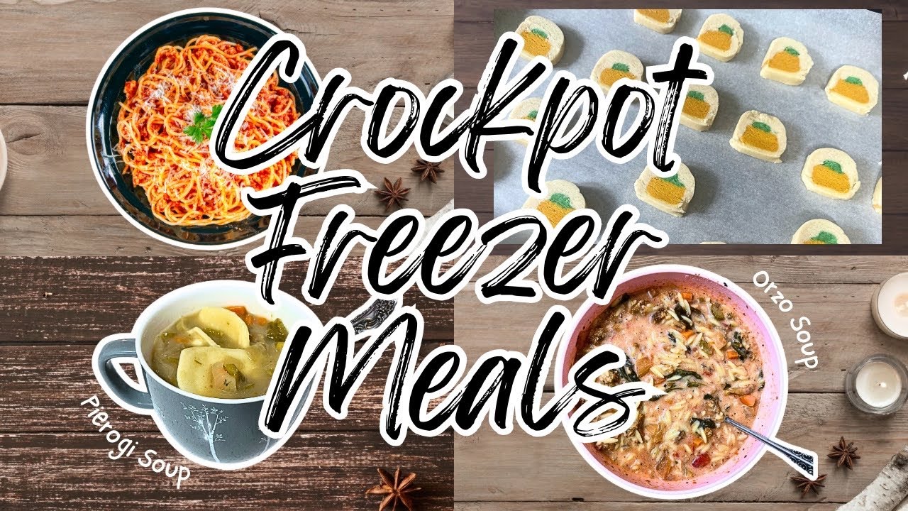 Cooking Up My Crockpot Freezer Meals | Easy Fall Comfort Food