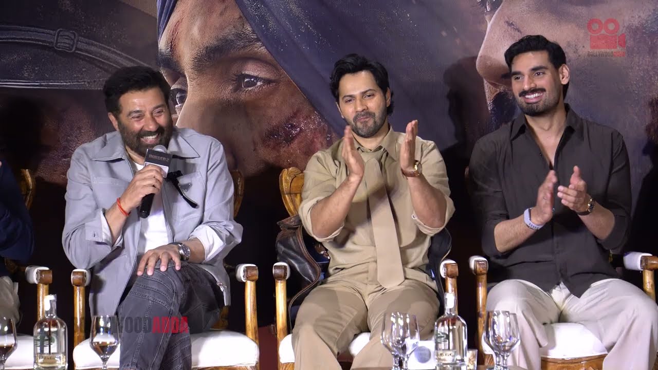 🇮🇳 BORDER 2 Victory Press Conference | Sunny Deol Varun Dhawan  Ahan Shetty Sonam Bajwa