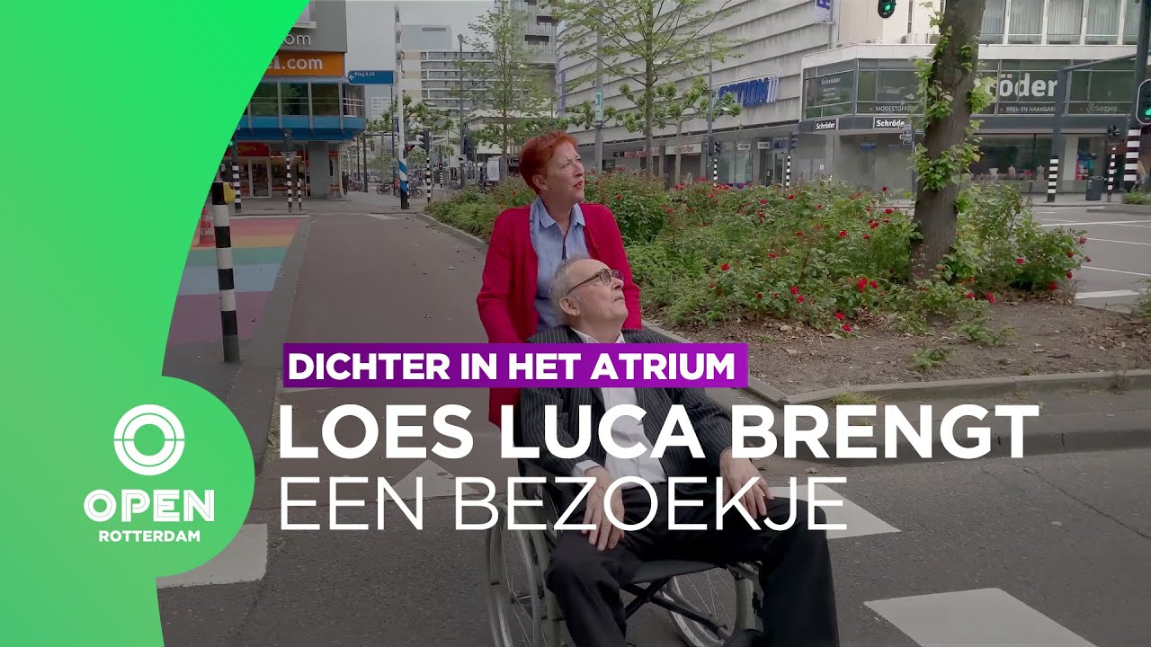 Dichter Hans Sleutelaar krijgt bezoek van Loes Luca | Afl. 2 | Dichter in het Atrium