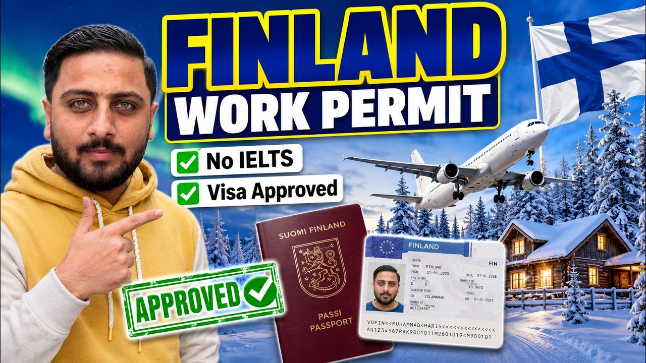 Finland Work Permit 2026 🇫🇮 | No IELTS | High Salary Jobs | Finland Work Visa Guide